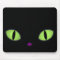 Black Cat With Big Green Eyes