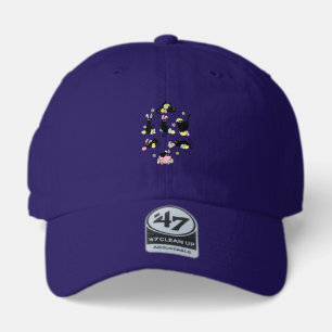 Black Cat with Bunny Eggs Happy Easter Day Matchin 47 Brand Hat