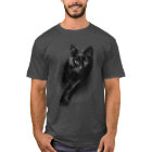 Black Cat Yellow Eyes T-Shirt Cats Tee Shirt Gifts | Zazzle