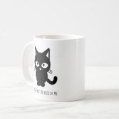 Black Cat | You're Not the Boss of Me Coffee Mug (Front Left)