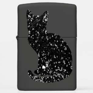 Black Cat Zippo Lighter