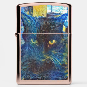 Black Cat Zippo Lighter