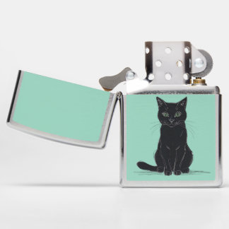 Black Cat Zippo Lighter