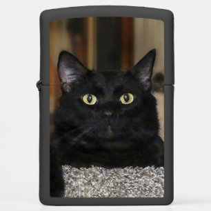 Black Cat Zippo Lighter