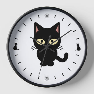 Black Cats Analog Wall Clock