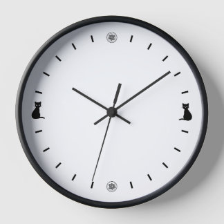 Black Cats Analog Wall Clock