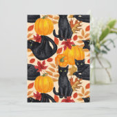Black cats and pumpkins (Standing Front)
