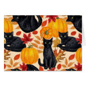 Black cats and pumpkins  (Front Horizontal)