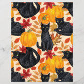 Black cats and pumpkins (Front)
