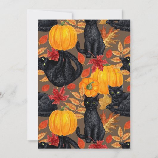 Black cats and pumpkins 2 (Front)