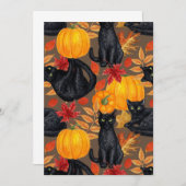 Black cats and pumpkins 2 (Front/Back)