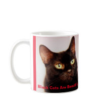 Black Cats Are Beautiful Coffee Mug (version 2)