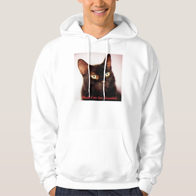Black Cats Are Beautiful  Hoodie (Front)