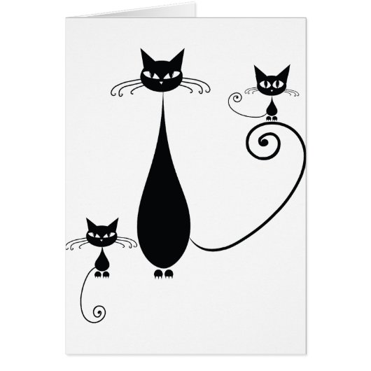 Black Cats Cards (Front)