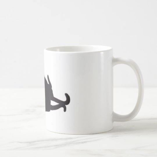 black cats coffee mug
