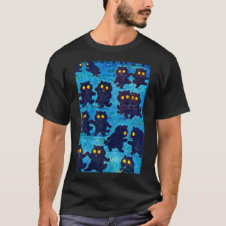 Black Cats Dancing in Moonlight, Louis Wain T-Shirt