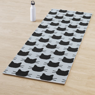 Black Cats Design Yoga Mat