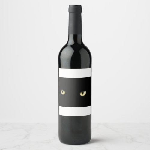 Black Cats Eyes Wine Label