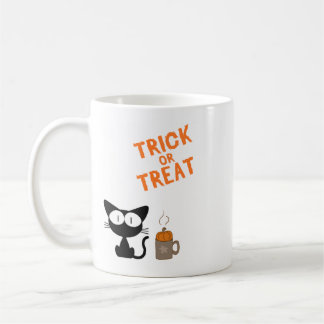 Black Cats, Hot Coffee & Halloween Vibes Mug