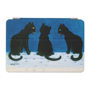 Black Cats in the Snow, Louis Wain iPad Mini Cover