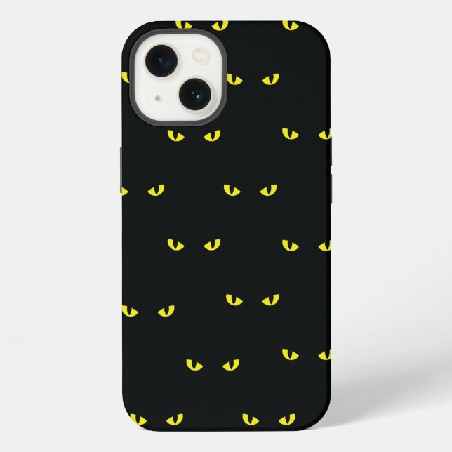 Black cats iphone case (Back)