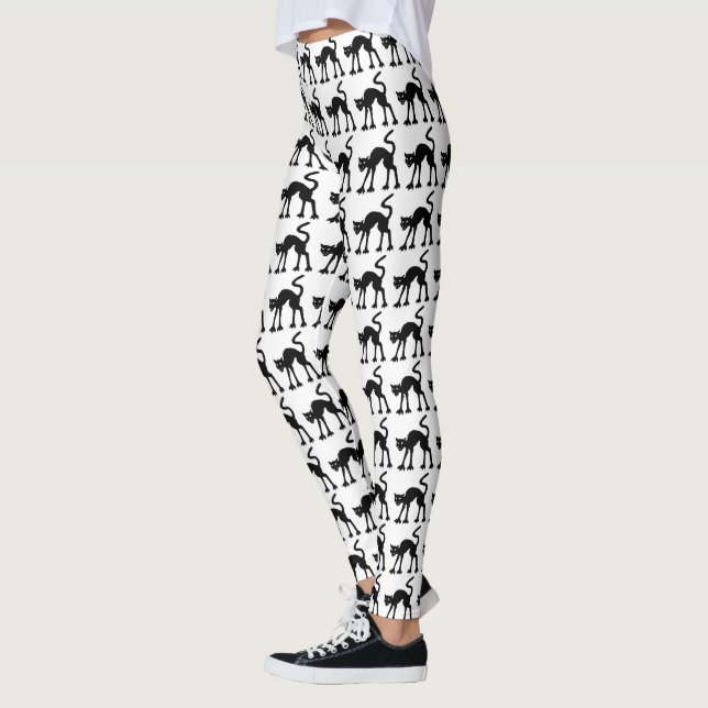 Black Cats Leggings (Left)