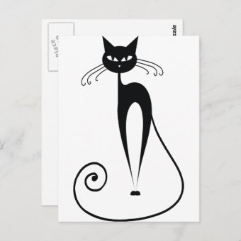 Black Cats Postcard | Zazzle