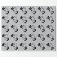 Matt Black Wrapping Paper - Dark Matt Gift Wrap