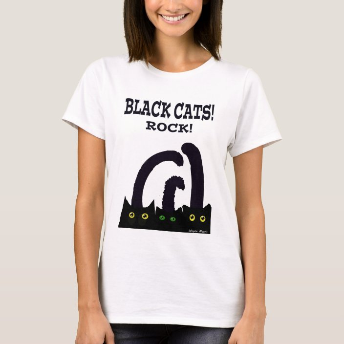 Black cats rock TShirt