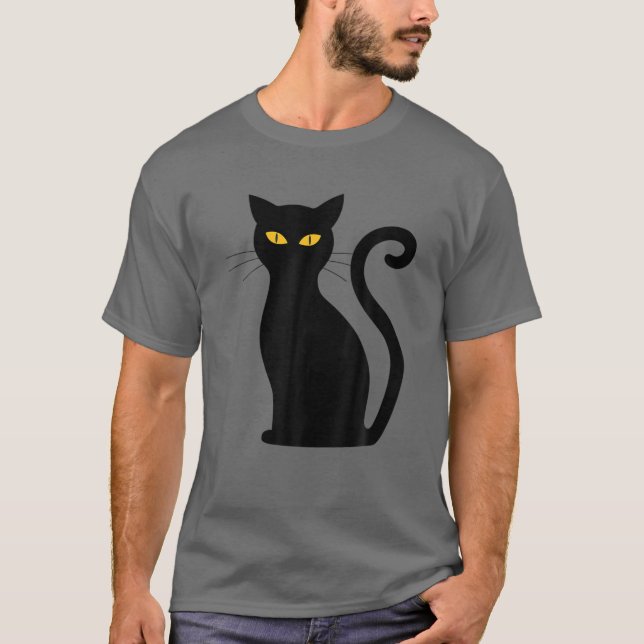 Black Catteaches You Magic T-Shirt (Front)