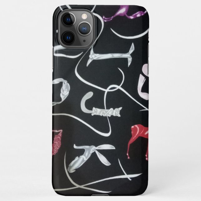 Black caver iPhone case (Back)