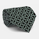 Black Celtic Knot Irish Tie