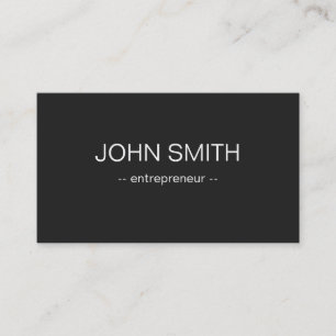 Black Chalkboard Cool Rustic Vintage Business Card