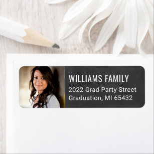 Graduation Return Address Labels | Zazzle