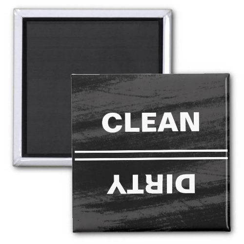Black Chalkboard Modern Dishwasher Magnet