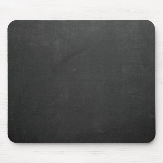 Black Chalkboard Personalized Mouse Pad (Front)
