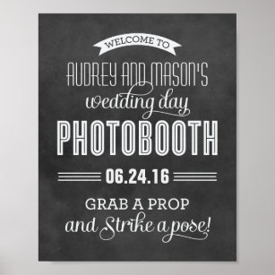 wedding photo booth signs