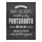 Black Chalkboard Wedding Photobooth Welcome