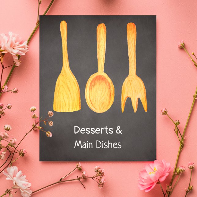 Black Chalkboard Yellow Utensils Recipe Divider (Creator Uploaded)