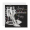 Black Champagne High Heels Bachelorette Party