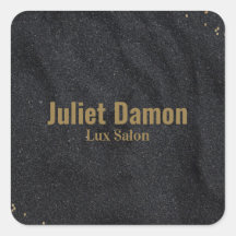 Black charcoal gold dots