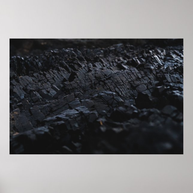 BLACK CHARCOAL POSTER (Front)