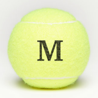Black Charter Serif Tennis Balls