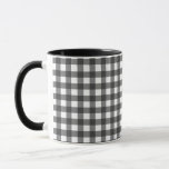 Black check Mugs