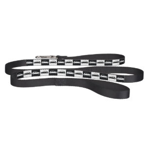 Black Checkerboard Mini Cooper Pet Leash