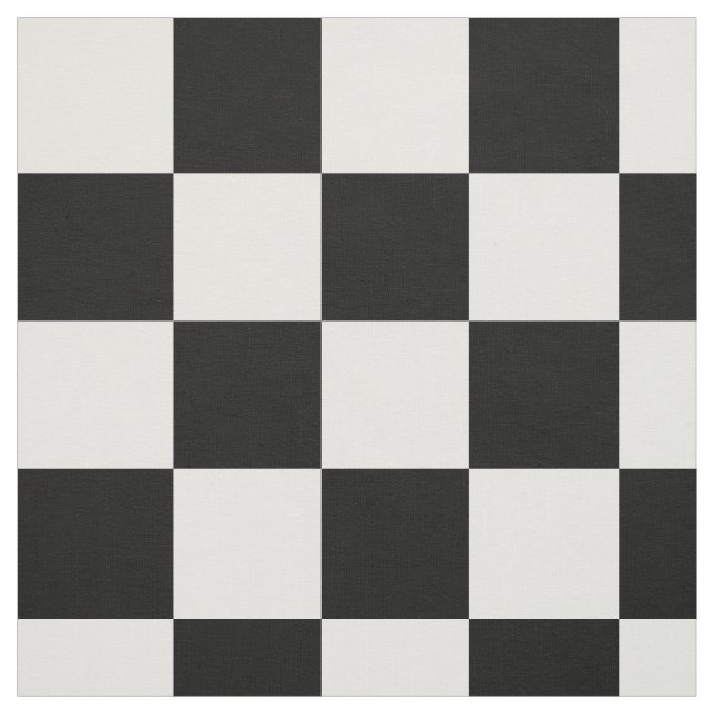 Black Checkered Fabric (Swatch)