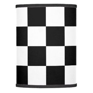 Black Checkered Lamp Shade