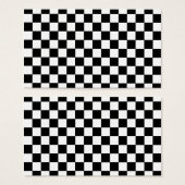 Black Checkered Pattern (Front & Back)