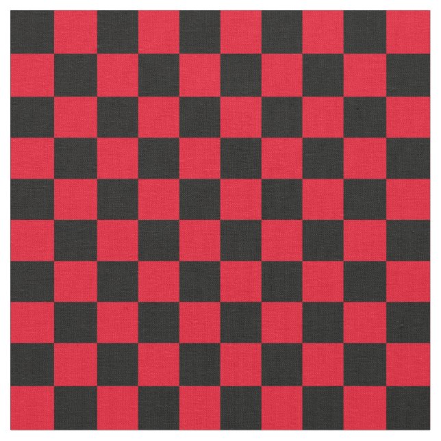 Black Checks | DIY Background Color Fabric (Close Up)