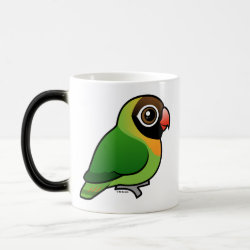 Cute Black-cheeked Lovebird Morphing Mug